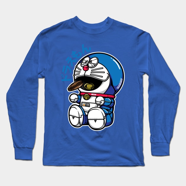 Doraemon Original Long Sleeve T-Shirt by Rockartworks